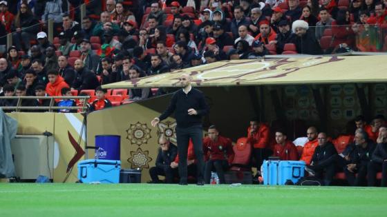 الركراكي: سنعود بقوة أكبر وتداعيات ضربة الجزاء واحتجاج مدرب السنغال أثّرت على المباراة